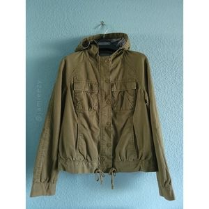 Old Navy | Hooded Canvas Utility Jacket
